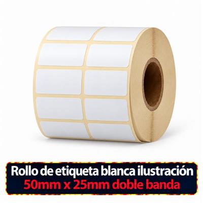 Rollo de etiqueta Ilustración 50mm x 25mm x (2B - B40 ROLLO x 2000)